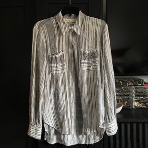 Revolve button down striped